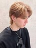 【メンズ限定】カット+フェザーパーマ+ナノバブル　￥12500
