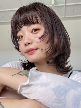 トリッカ シブヤ(TRICCA SHIBUYA) 暗めグレージュ×ミディアムレイヤー
