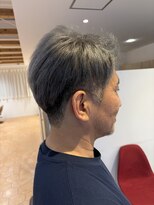 アズールサン 草加西口店(azule-sun)&nbsp;メンズブリーチ,ダブルカラー,シルバー,刈り上げマッシュ/草加