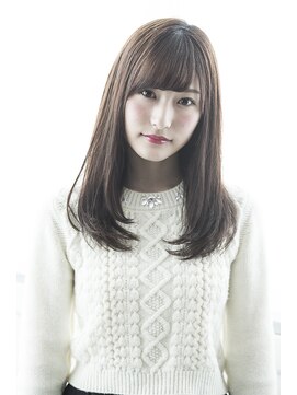 ミエルヘアーブラン(miel hair blanc) 大人可愛いナチュラルストレート☆【miel hair blanc】