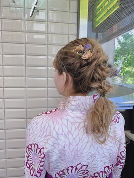 リリー(Lilley) 【lilley 高田彩乃】ゆるふわ浴衣アレンジ(天神/今泉)