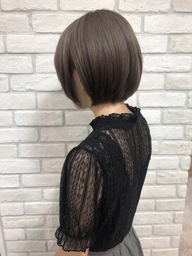 シュガー ヘアアンドネイル 仙台(SUGAR) オリージュボブAラインボブマロンベージュ韓国マッシュショート