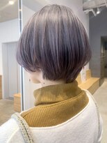 アイティー バイ アルバム 中野店(IT by ALBUM) ハイトーンシルバー_ウェーブパーマフォギーベージュ_ba279752