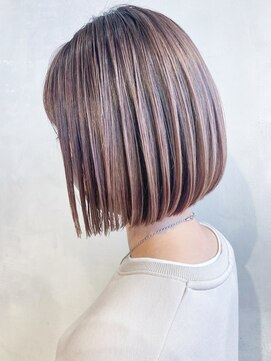 アイティーバイアルバム 藤沢店(IT by ALBUM) ラベンダーベージュミニボブ_カーキグレージュマッシュ_ba318372