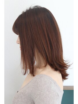 クシュ 所沢東口店(kusyu...) 髪質改善縮毛矯正×冬カラー×ミルクティアッシュ×前髪パッツン