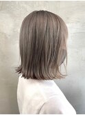pesca那覇新都心店/小顔/グレージュカラー/ボブ/外ハネ