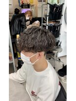 ヒビヲ(HIBIO) 波巻きスパイラルパーマメンズパーマメンズマッシュメンズヘア