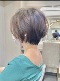前髪なしハンサムショート