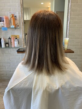 レーヴ ヘアー シエル(Reve hair ciel) シールエクステミルクティーハイライト １０代/２０代/３０代