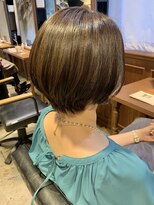 イオエ(ioe)&nbsp;黒髪/ボブルフ/ネビージュ/小顔/ワンレン/髪質改善/グレージュ