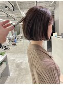 内巻きエアリーボブ