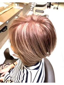 アッシュ 中山店(Ash) 【家郷限定】白髪ぼかしテクニックカラー