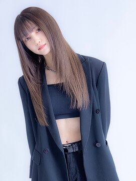 ユアーズヘア 新宿三丁目店(youres hair) 髪質改善で作る美髪改善 ツヤ髪ストレート 前髪カット Aujua