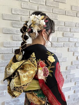 エヌフラップ(n-flap) 成人式ヘアアレンジ