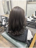 【ORO】ブラウングレージュ×ミディアムレイヤー　浅見