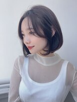 シーシンジュク 新宿南口(Sea shinjuku)&nbsp;韓国風前髪×グレージュカラー【髪質改善/新宿/マッシュパーマ】