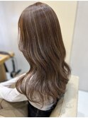 [chii］ハイライトカラー/細めハイライト/ベージュ/グレージュ