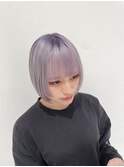パツットボブ　ルーツカラー　パープル