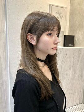 ユニコ(unico) 韓国風/レイヤー/小顔/前髪カット/髪質改善/グレージュ/透明感