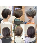 アメリ(Ameri)&nbsp;-Ameri-岩崎☆ご来店されたお客様の仕上がり【浜町/ショート】