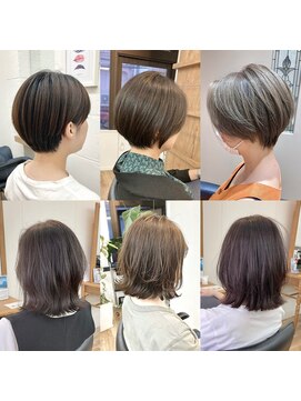 アメリ(Ameri) -Ameri-岩崎☆ご来店されたお客様の仕上がり【浜町/ショート】