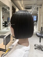 ヘア デザイン リスク(HAIR DESIGN RISK) 【RISK 白井琴菜】三鷹 つやつや並行ボブスタイル