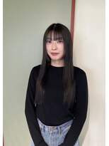 ヨヨ(yoyo)&nbsp;黒髪フルバングヘア
