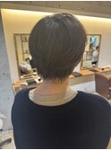 【large】ハイライト・マットアッシュ・ベージュ・ショート