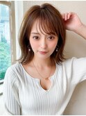 【OPEN】小顔前髪あり後れ毛サイドバングメルティカラー