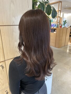 アドラーブル 万代店 (adorable) 艶感髪質改善カラー大人可愛いブラウンベージュハイライト