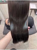 暗髪×髪質改善カラー
