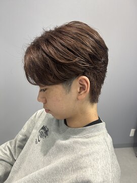 メンズ リコ(MEN'S RICO) フェザーパーマフェザーショート刈り上げなしマッシュ【大和】