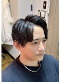 アップバング 爽やかショート 20代30代