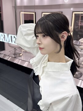 ラルム 新宿(LARME SHINJUKU) 韓国顔周りxレイヤーカット/姫カットレイヤー/韓国風巻き/顔周り