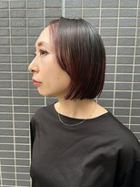 レ セゾン(Les Saisons)&nbsp;《大人可愛い♪》チェリーピンク×ぷつっとボブ