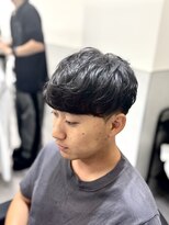 ビカムメンズヘアー 栄店(become men's hair)&nbsp;刈り上げマッシュ緩めシャドウパーマ栄