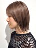 【髪にツヤを】小顔カット+美髪カラー+ヘアリセッター￥13200