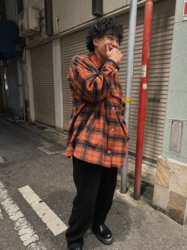 ハイセンス(HISENSE) メンズシャドウパーママッシュウルフミディアムヘア【GIA】