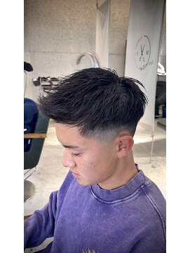 ストゥー(StueW.) メンズショート×フェードカット