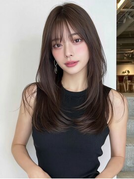 黒髪/オリーブグレー/小顔/ココアベージュ/稲毛駅