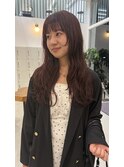 ほんのり赤みブラウン！