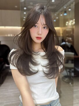 ロンドガーネット 池袋(Lond garnet) 暗めカラー/韓国風巻き/レイヤーカット/髪質改善/縮毛矯正/池袋