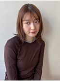 ボブレイヤー 顔まわり レイヤーカット 透明感カラー ナチュラル