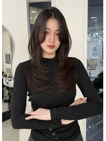 レミエ ダイカンヤマ(lemiie)&nbsp;毛先に厚みを残した冬仕様のワンカールハイレイヤー