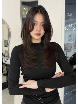 レミエ ダイカンヤマ(lemiie) 毛先に厚みを残した冬仕様のワンカールハイレイヤー