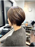 ナチュラルハイライトショート