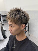 ビカムメンズヘアー 栄店(become men's hair)&nbsp;ハイトーンスパイキー