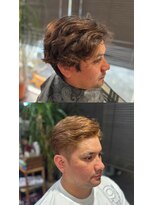 カットクラブロイヤルヴォックス(CUT CLUB ROYALVOX)&nbsp;サイドパート×フェード