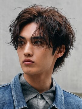 フィフス(fifth) 無造作シャドウパーマメンズラウンドマッシュウルフカットfifth