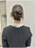 カチモリヘア/シニヨン/タイトヘア/お呼ばれヘア/結婚式